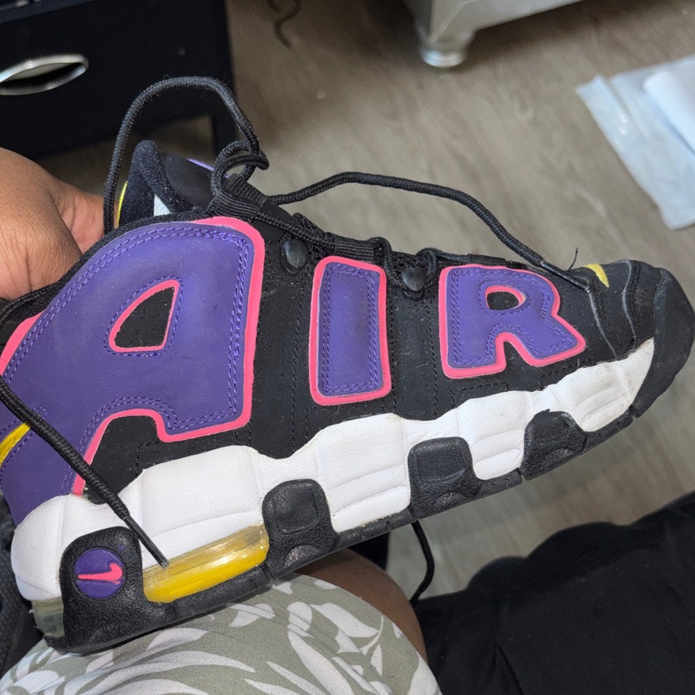 Nike Kids Black and Purple Sneakers